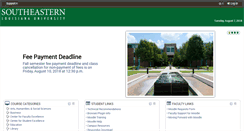 Desktop Screenshot of moodle.selu.edu